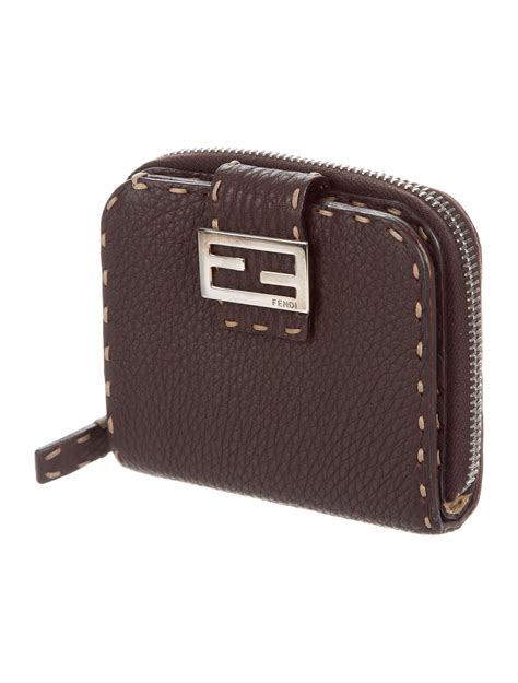 fendi leather wallet